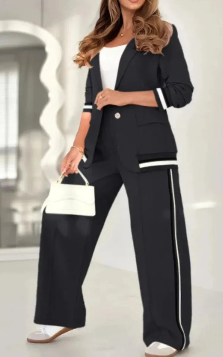 Conjunto Feminino Casaquinho e Calça Luiza