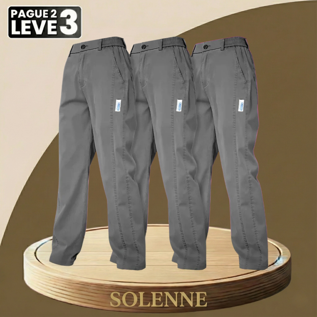 [Pague 2, Leve 3] Calça Feminina Aurora em Malha de Seda Gelo e Poliéster (Sua Nova Peça Favorita!)