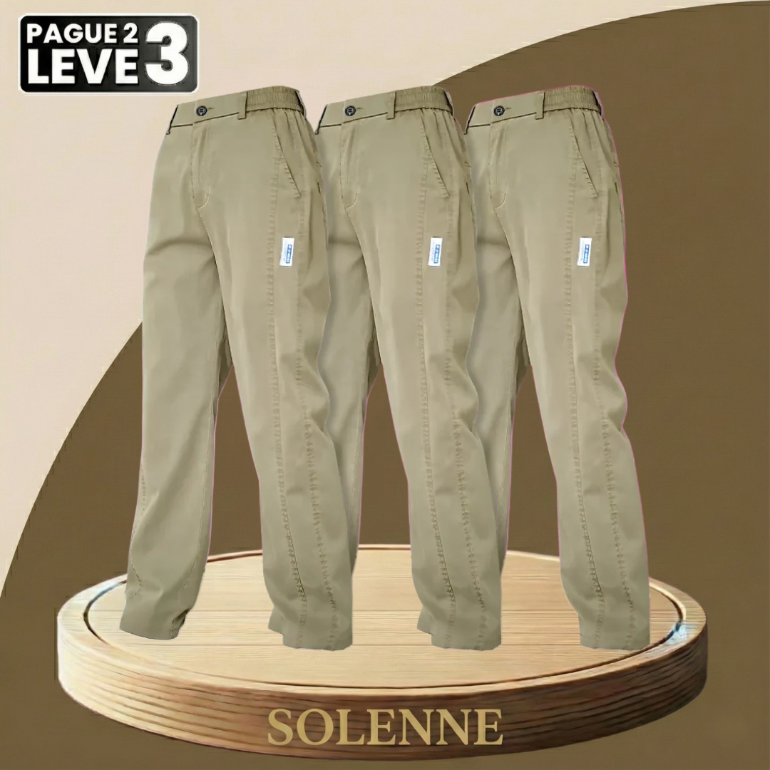 [Pague 2, Leve 3] Calça Feminina Aurora em Malha de Seda Gelo e Poliéster (Sua Nova Peça Favorita!)