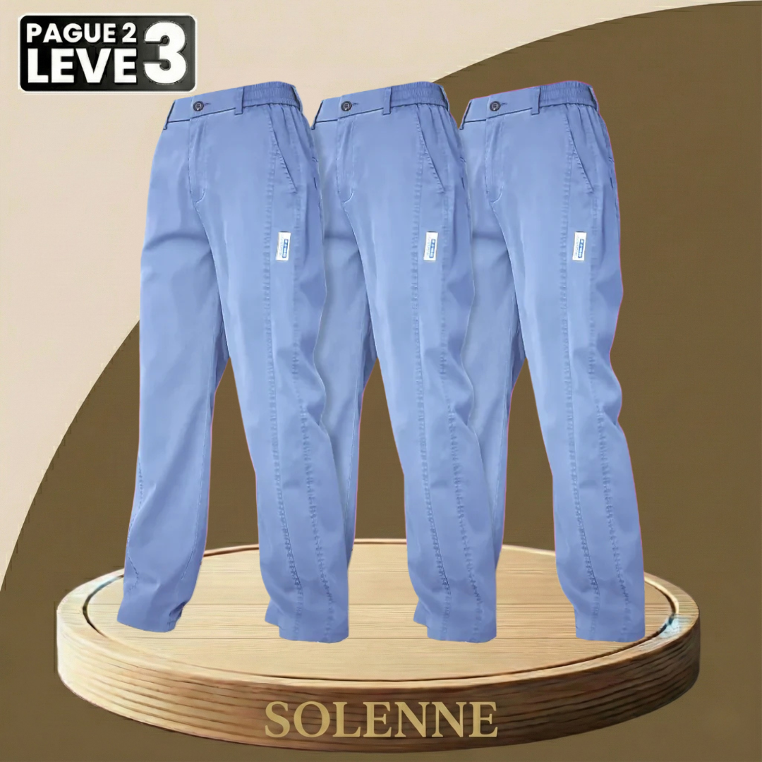 [Pague 2, Leve 3] Calça Feminina Aurora em Malha de Seda Gelo e Poliéster (Sua Nova Peça Favorita!)