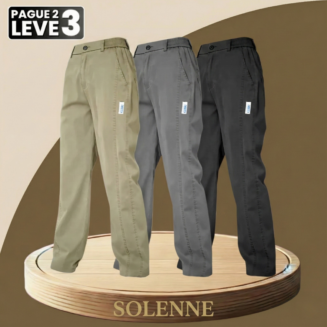 [Pague 2, Leve 3] Calça Feminina Aurora em Malha de Seda Gelo e Poliéster (Sua Nova Peça Favorita!)