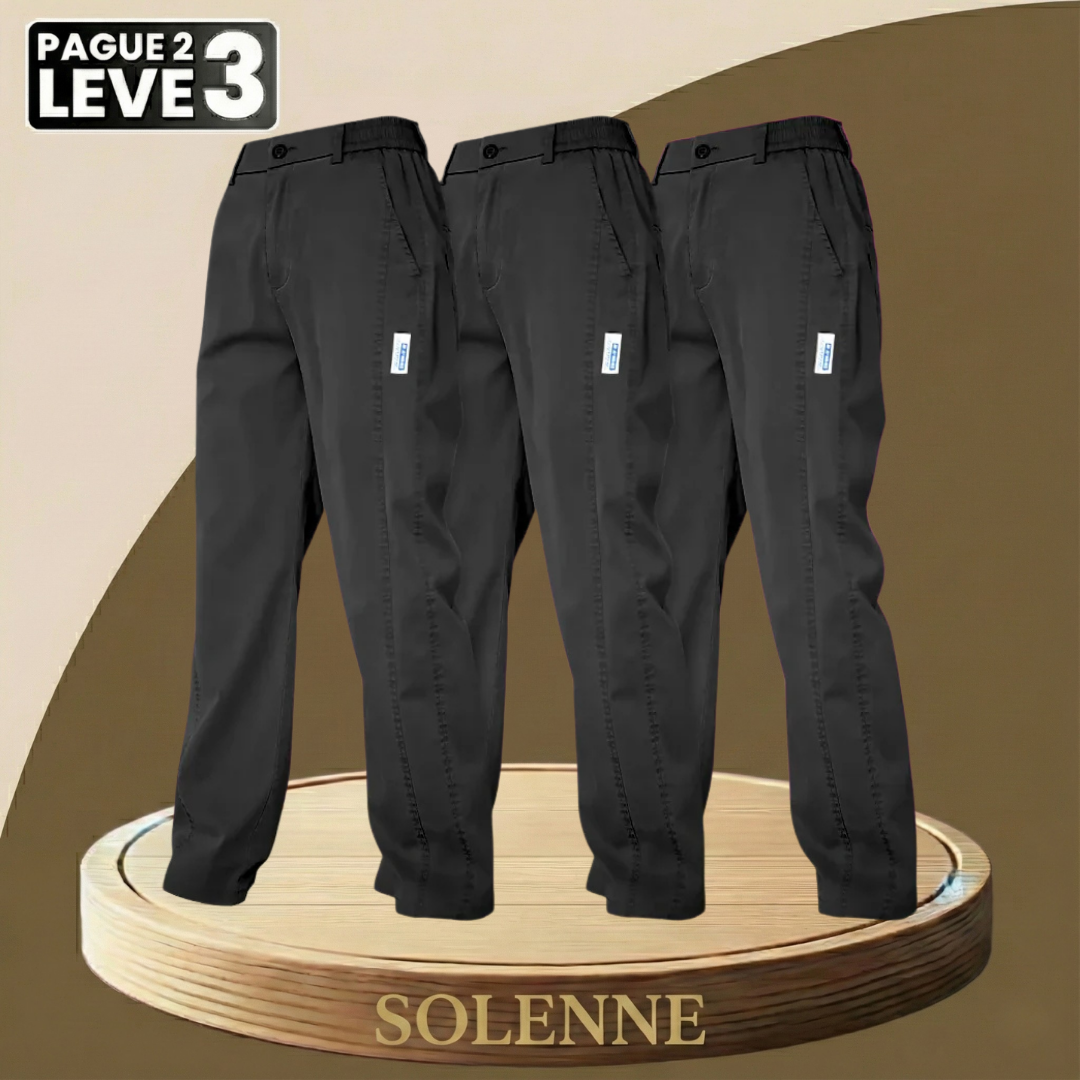 [Pague 2, Leve 3] Calça Feminina Aurora em Malha de Seda Gelo e Poliéster (Sua Nova Peça Favorita!)