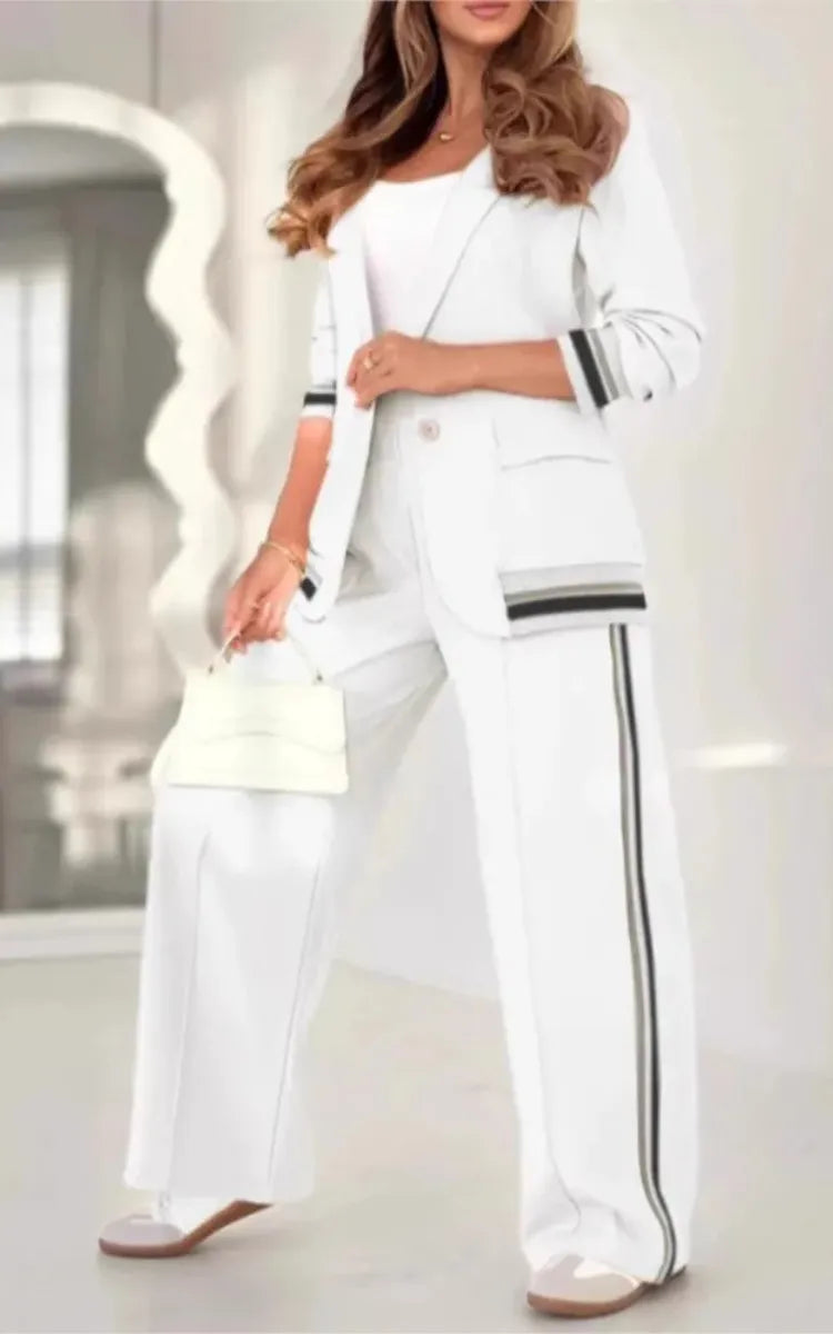 Conjunto Feminino Casaquinho e Calça Luiza